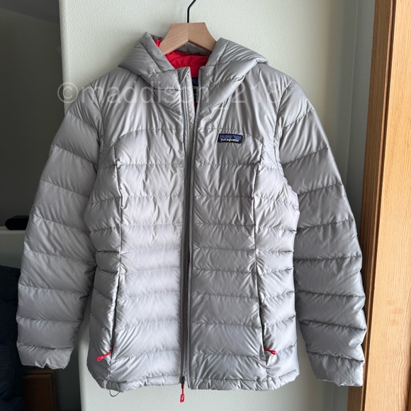Patagonia Hi-Loft Down Hoody Jacket Small Drifter Gray 600-fill power down S - Picture 13 of 15